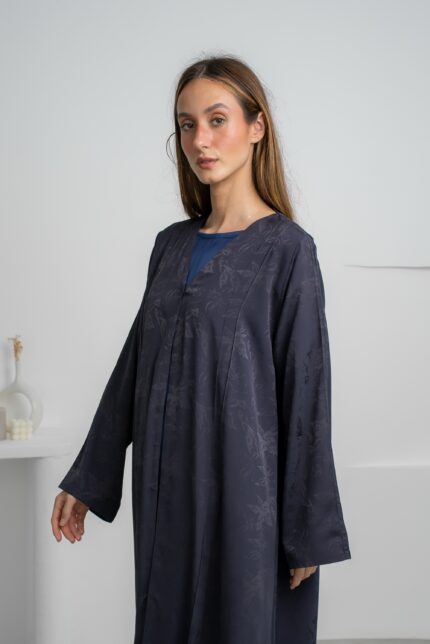 EV023 Gray Crepe Jacquard